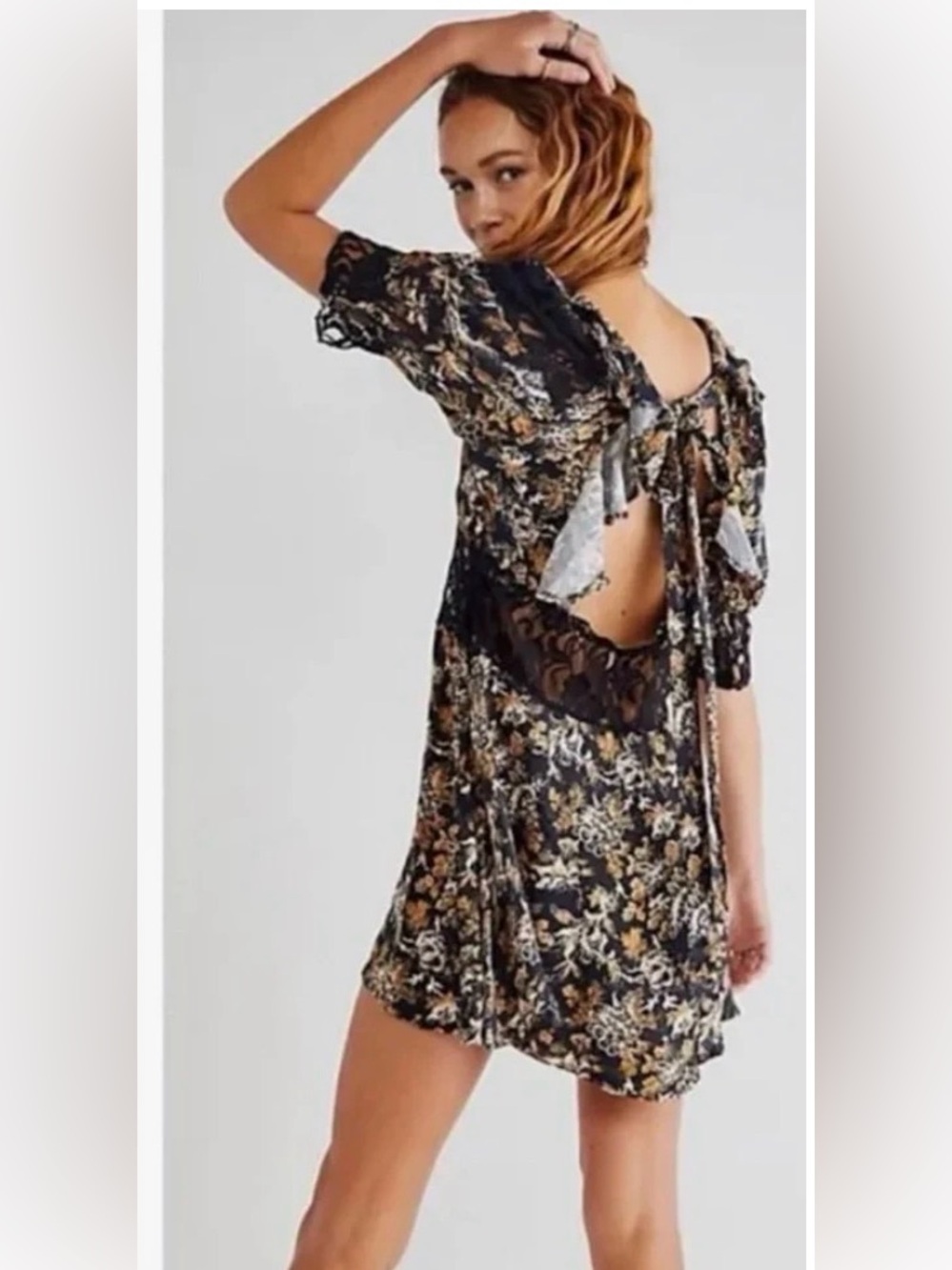 Free People Lucie Minidress in Black Combo - Picture 5 of 6